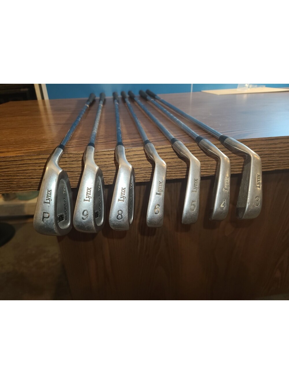 GOLF - VINTAGE LYNX Black Cat MEN'S Golf 7 Club Set - 4-9 Irons, SW RH